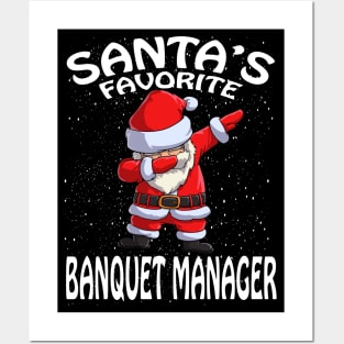 Santas Favorite Banquet Manager Christmas Posters and Art